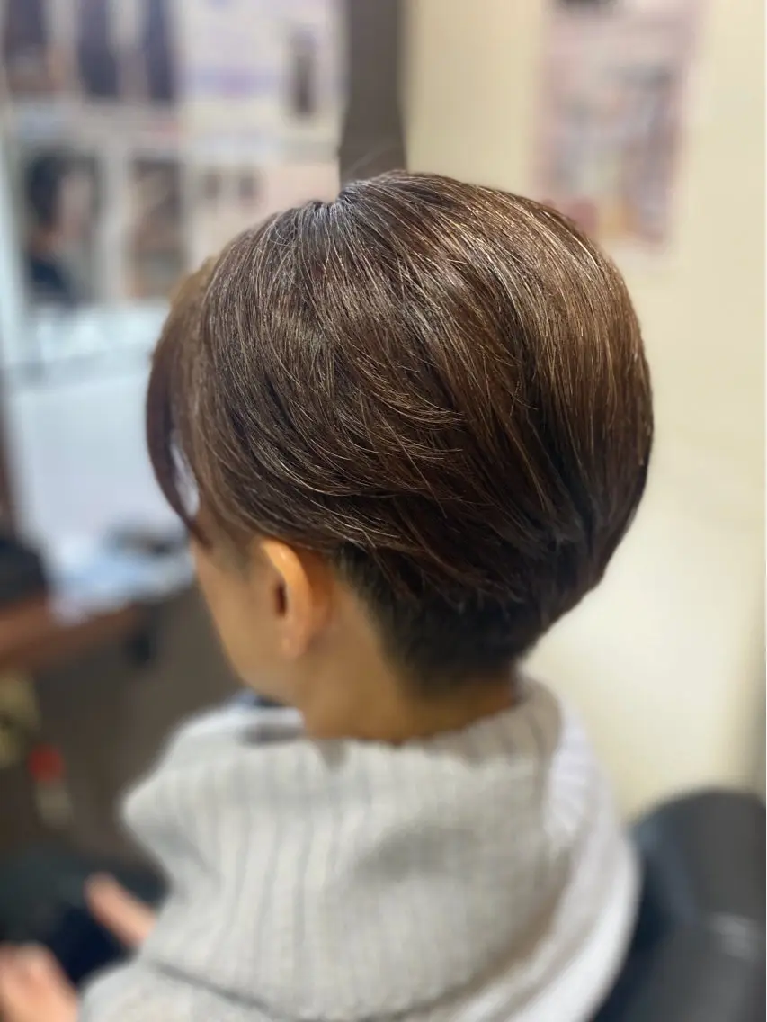 ショート ハンサムショート ショートヘア カット Aphrodite 横手 亜紀のヘアスタイル