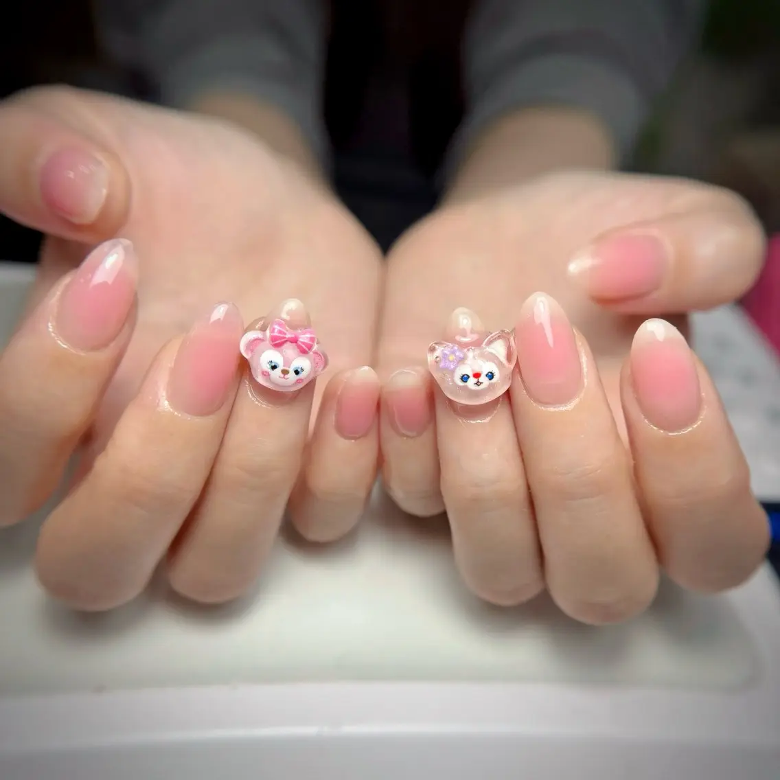 ネイル 長さ出し ジェルネイル 持ち込み オフィスネイル ワンカラーネイル Michi Nail Staffのネイルデザイン