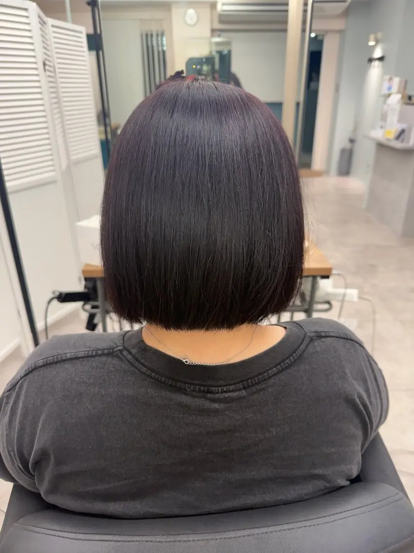 ミディアム ヘアカラー 松原 杏奈のヘアスタイル