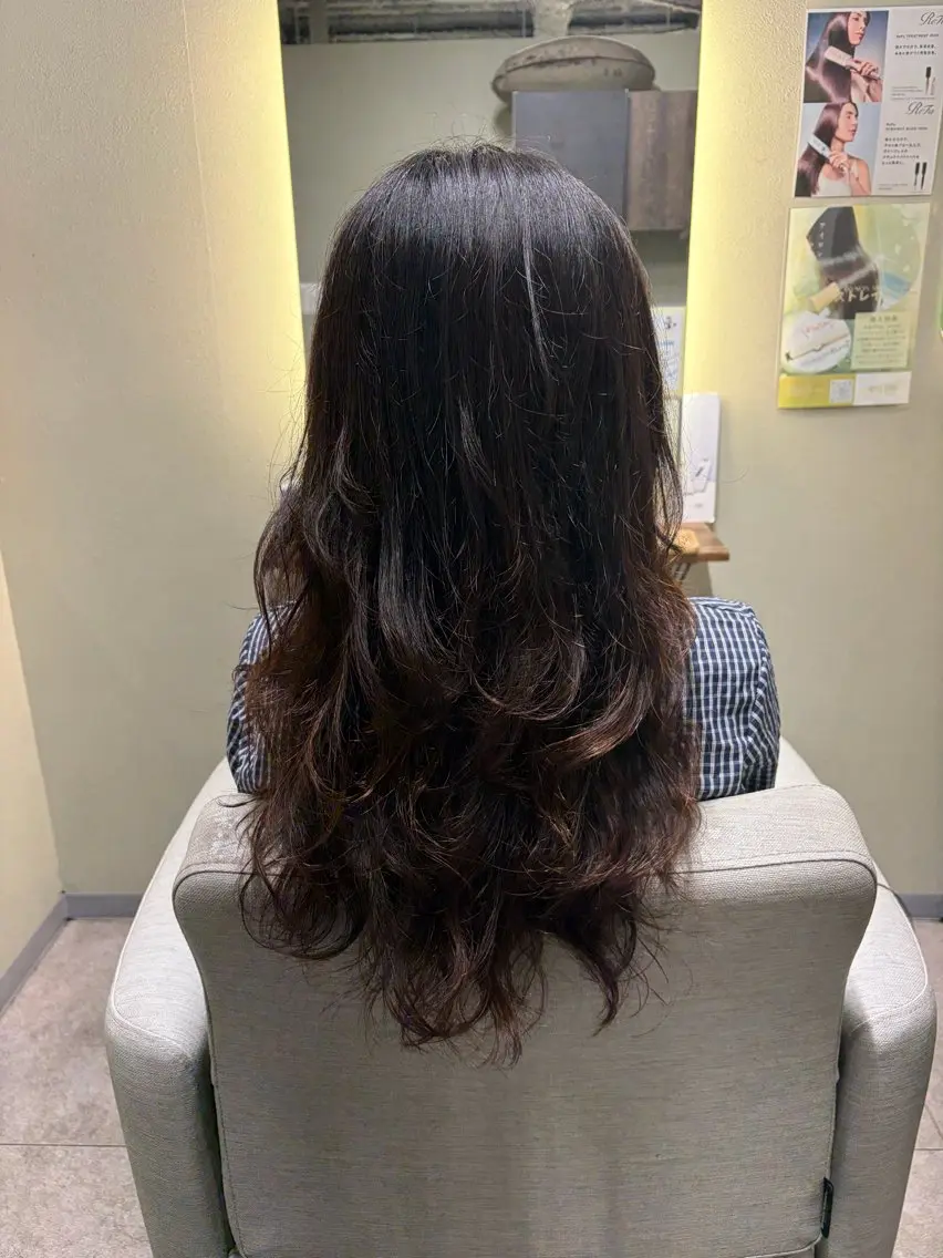 【平日限定】カット+コテ巻き風デジタルパーマの写真
