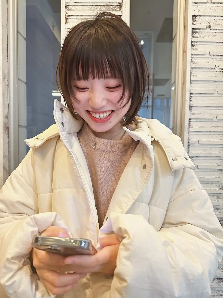 ミディアム カラー ダブルカラー 顔周りカット レイヤーカット ウルフカット カット 🌈村松滉太髪質改善 レイヤーカット🌈のヘアスタイル