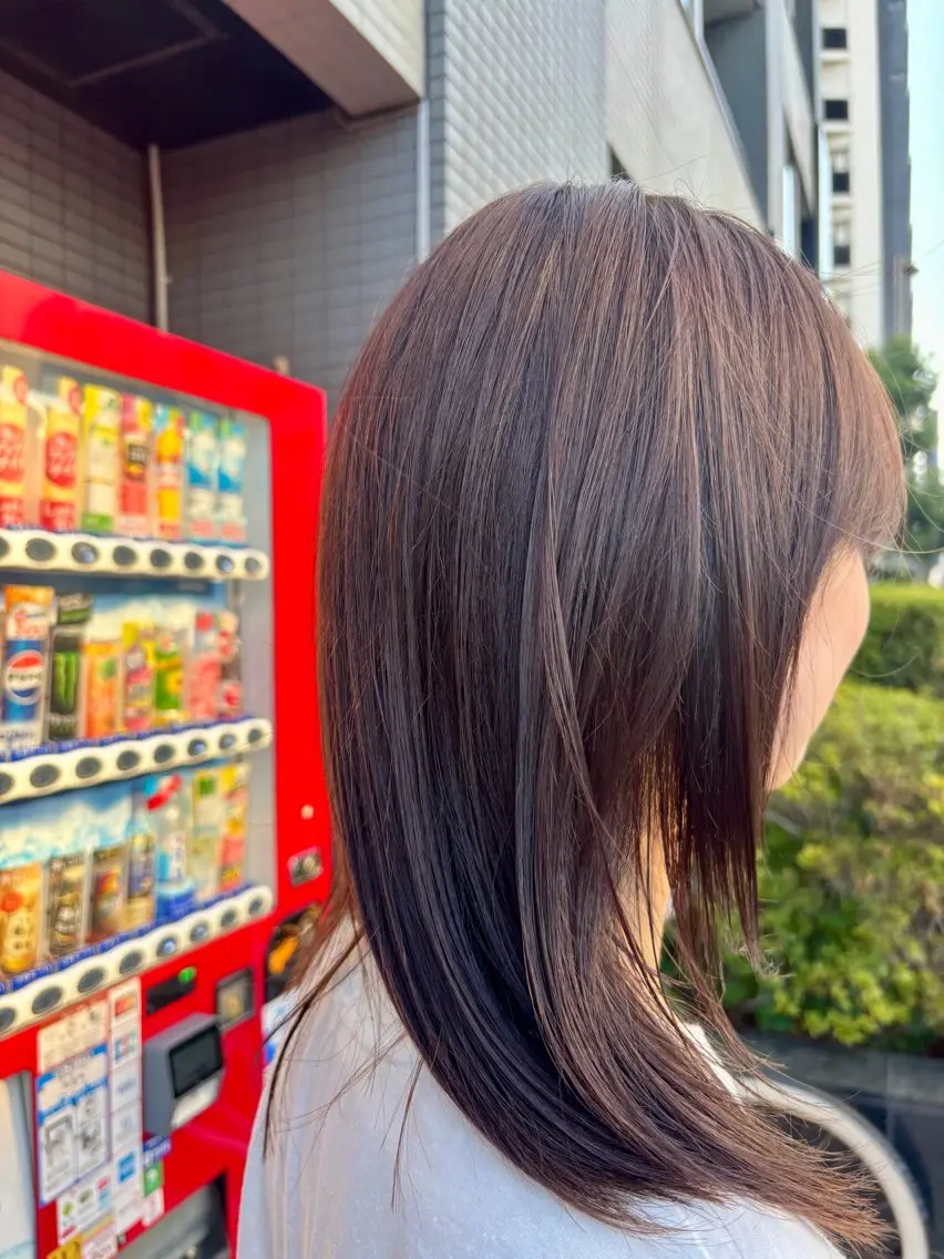 ミディアム カラー 🐰K+Plus🐰 まゆ🐰のヘアスタイル