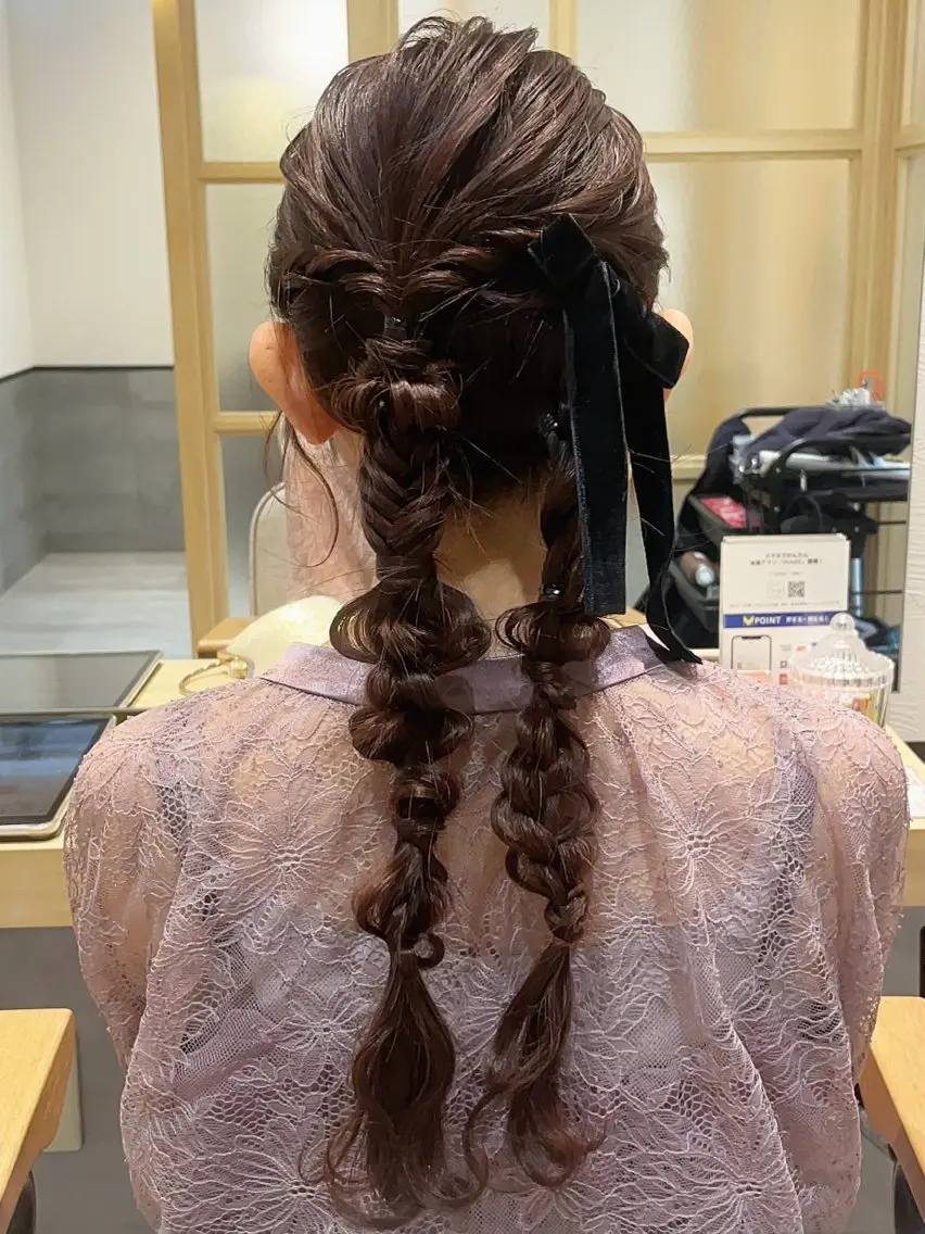 ロング ヘアアレンジ 札幌 ヘアアレンジ 🍎 タナカセリナのヘアスタイル