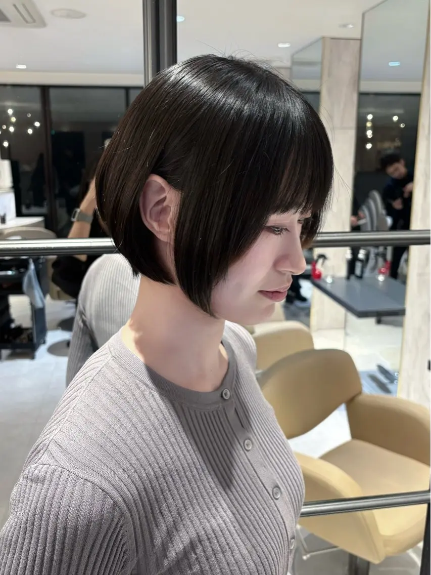 ショート ショートヘア カット 🩶kind虎井遥音 カットモデル募集🩶のヘアスタイル