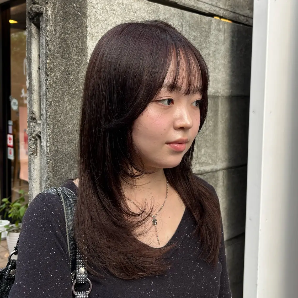 セミロング カラー カット ヘアカラー トリートメント 🌺盛れる爆ツヤ カラー🌺リオのヘアスタイル