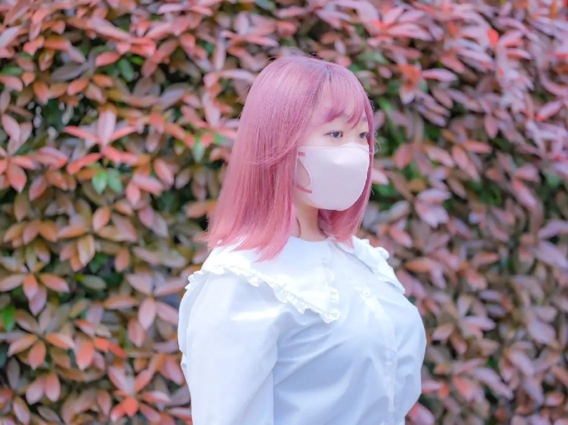 ミディアム 髪質改善 似合わせカット トリートメント 安藤悠里/ハイトーン /デザインカラーのヘアスタイル