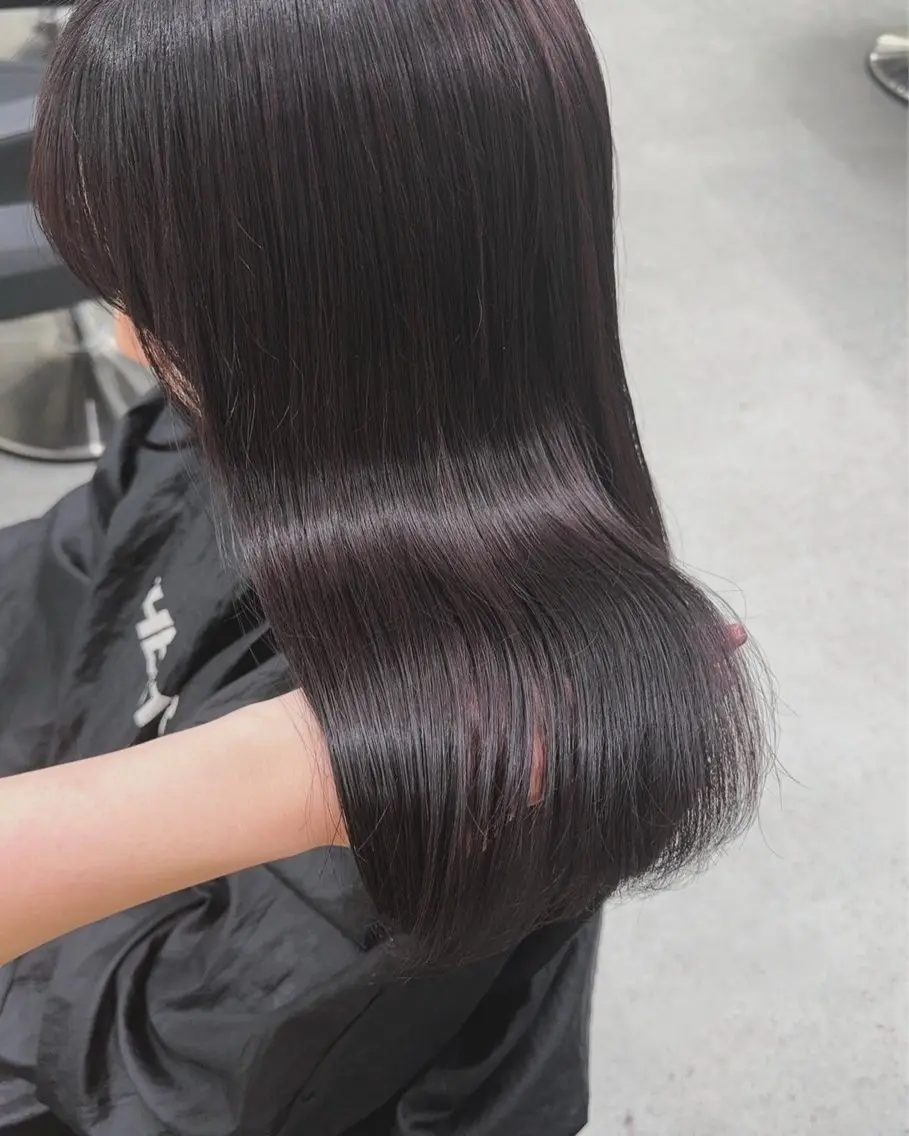 ロング カラー ヘアアレンジ ブリーチ ダブルカラー ブリーチなしカラー 髪質改善 韓国風グレージュ 🤍たくみ🤍のヘアスタイル