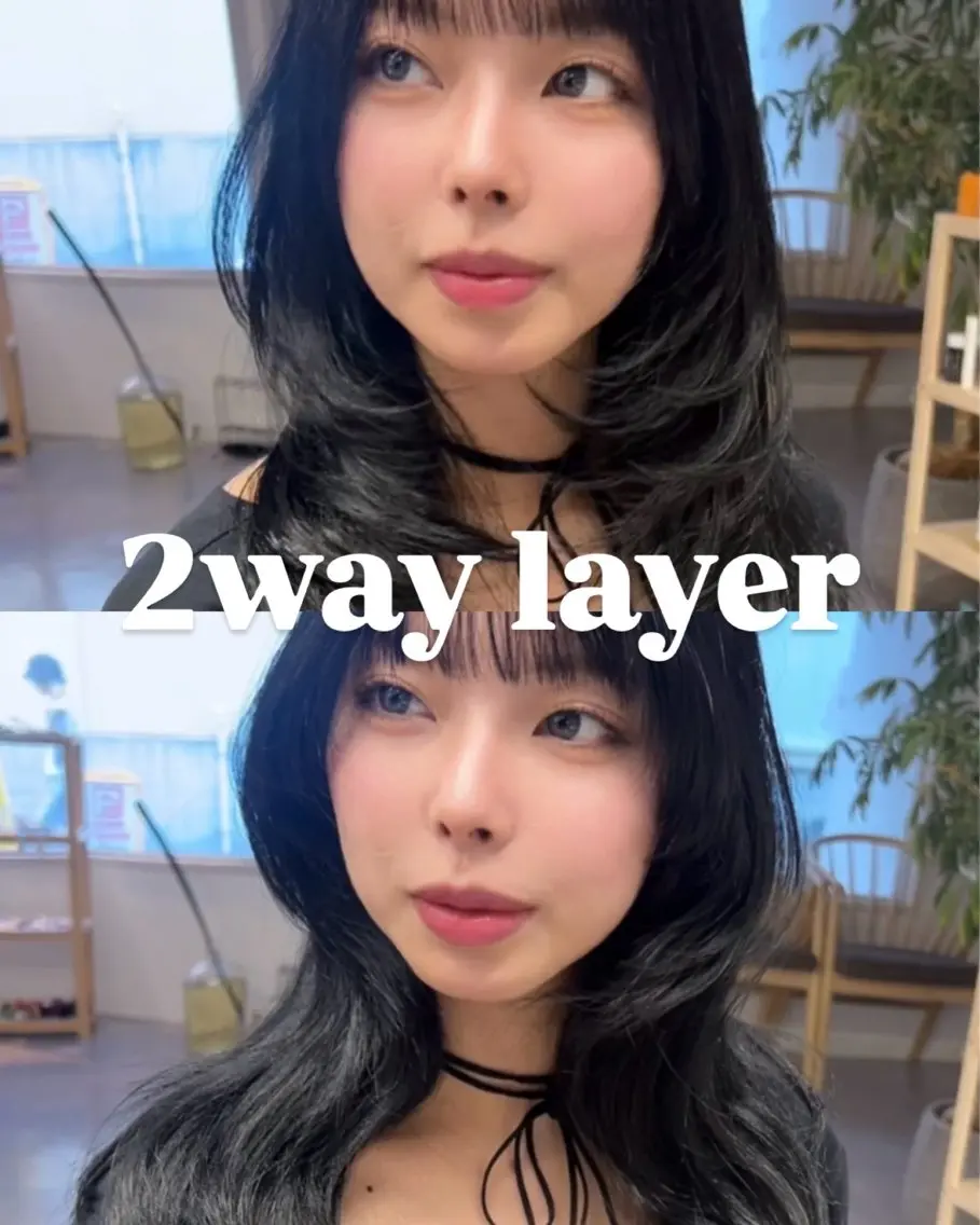 ロング ayu omochaのヘアスタイル