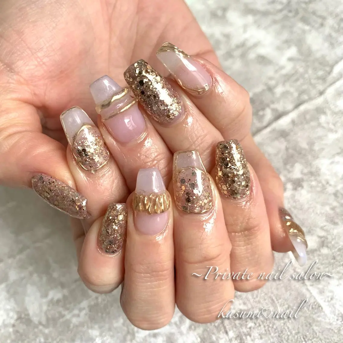 ネイル ニュアンスネイル 春ネイル KASUMI♡ Nailのネイルデザイン