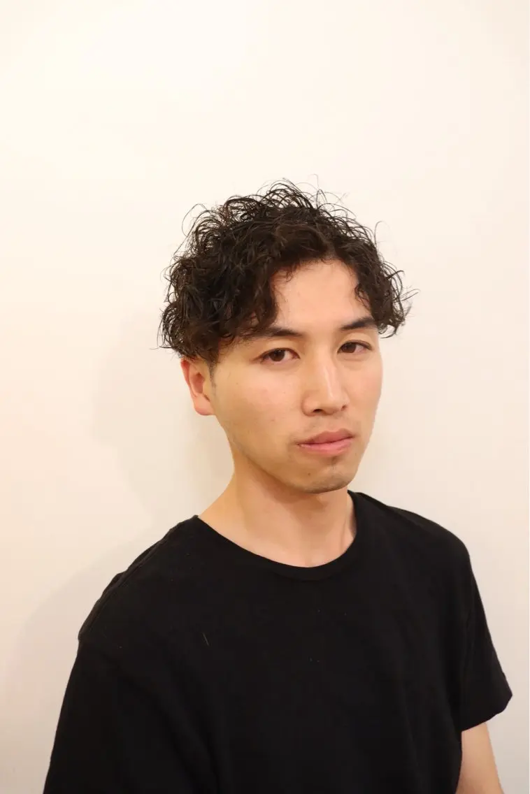 メンズ メンズパーマ メンズスタイル HOSOKAWAのヘアスタイル