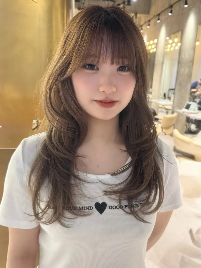 ロング カラー カット トリートメント ☀️海外レイヤー 🇺🇸/ヒナコのヘアスタイル
