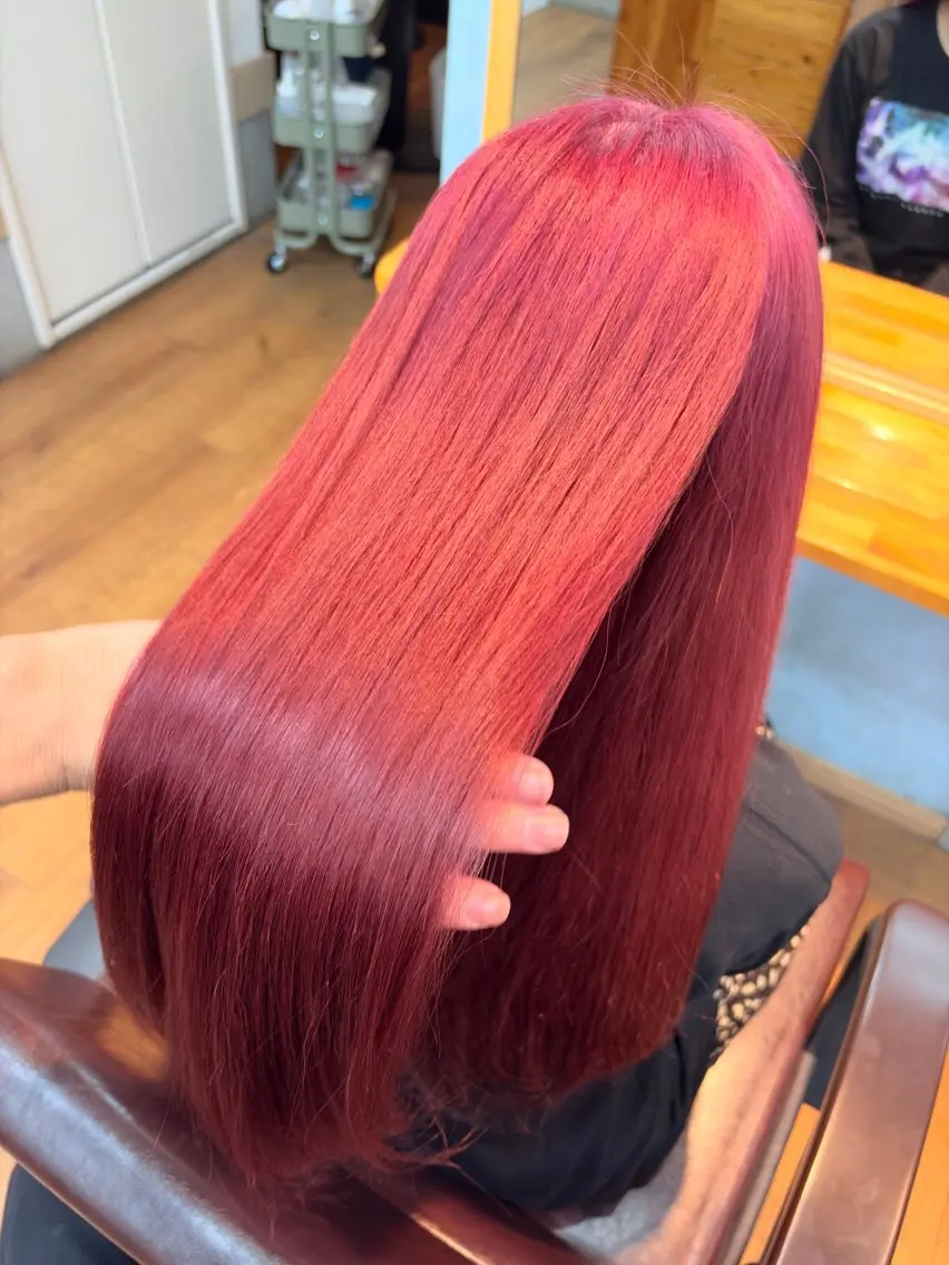 ロング カラー ヘアカラー トリートメント 髙木 優人のヘアスタイル
