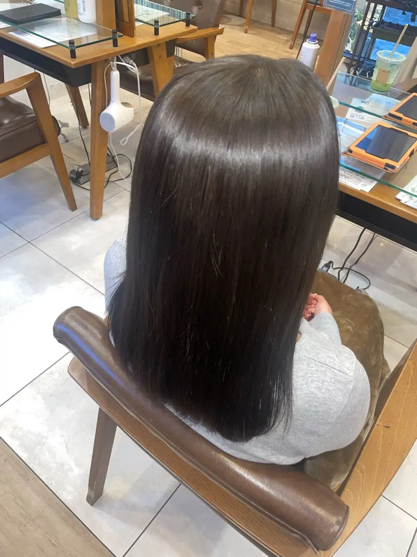新原 陽那のヘアスタイル