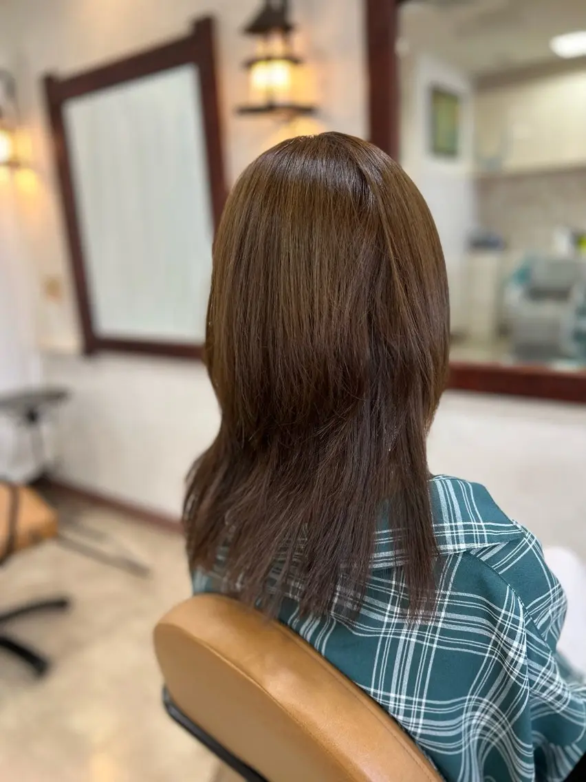 セミロング 水田 誠貴のヘアスタイル