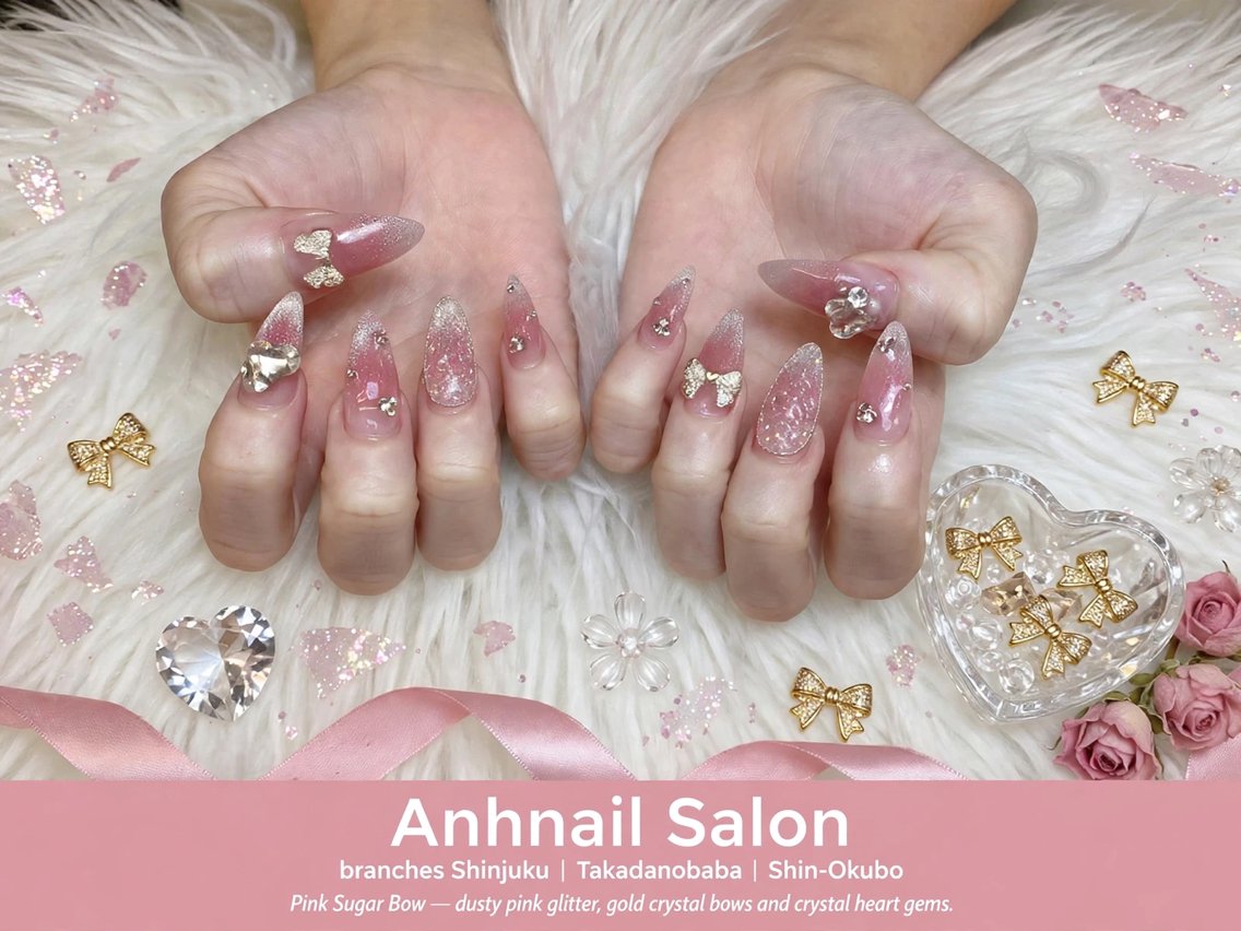 ネイル ハンドネイル ハンドケア Anh Nail 歌舞伎町のネイルデザイン