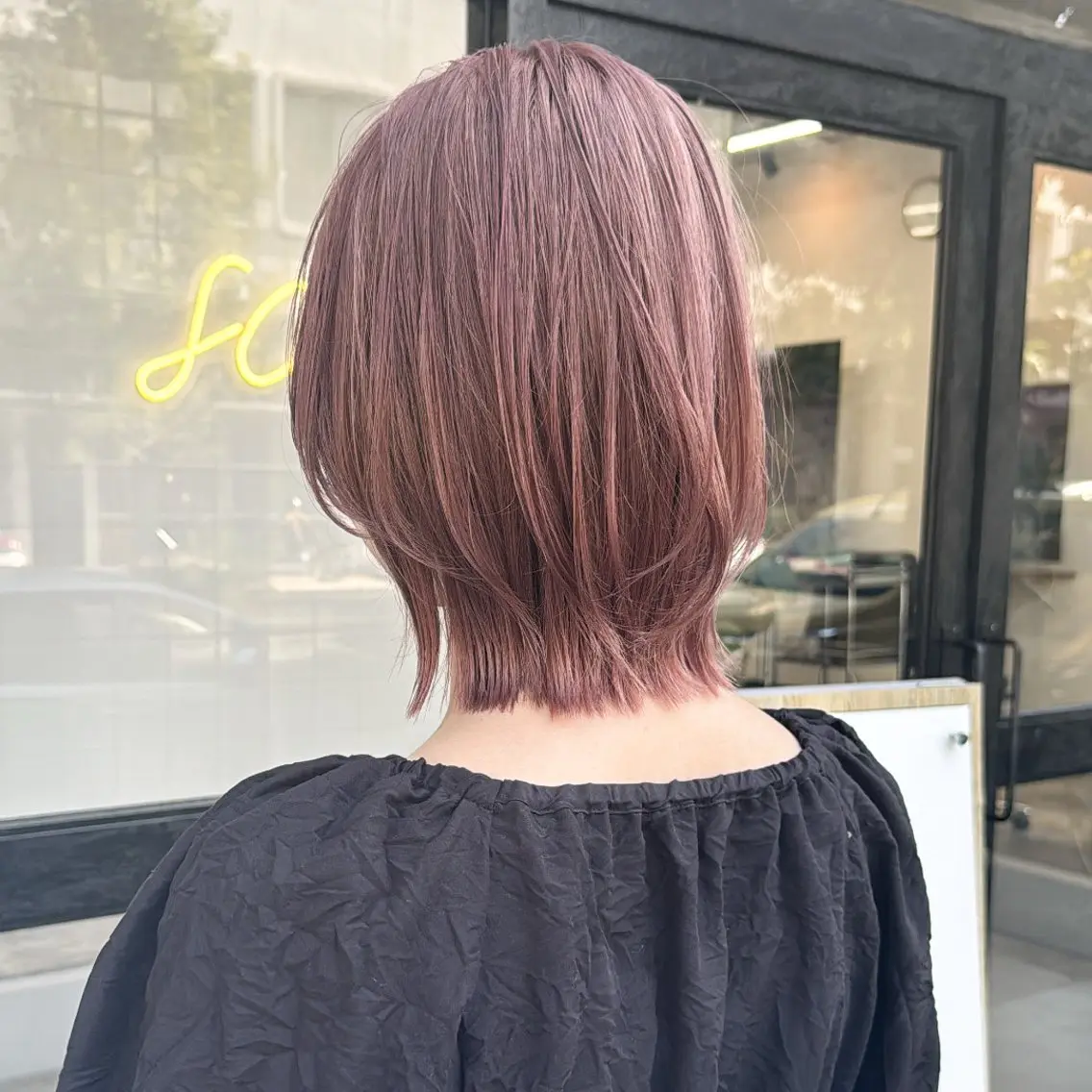 ショート カラー ダブルカラー ボブ レイヤーカット 問屋町sol.🌿 NAOYAのヘアスタイル