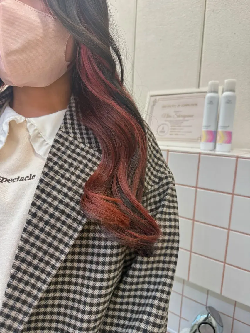 ロング カット ヘアカラー トリートメント 🌻花屋併設🌻濱 幸帆のヘアスタイル
