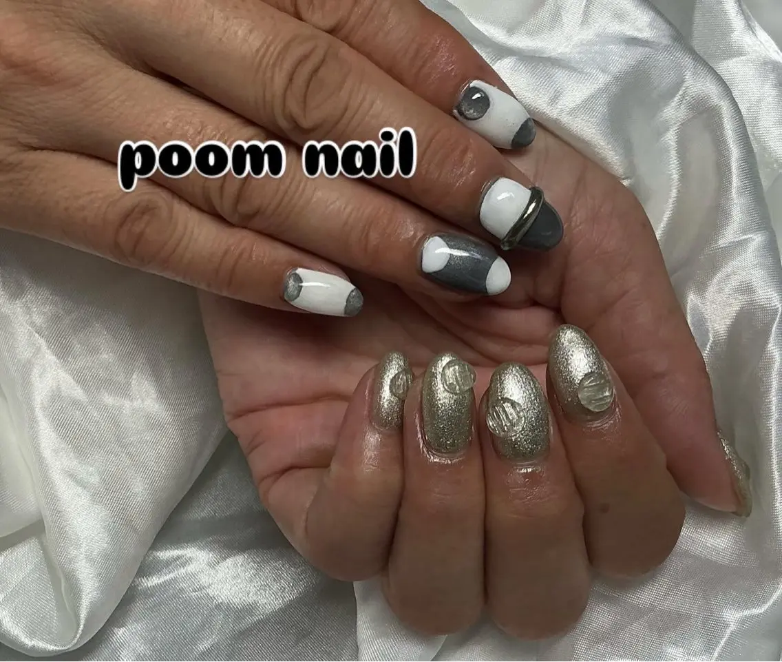 ネイル 持ち込み ハンドネイル poom nailのネイルデザイン