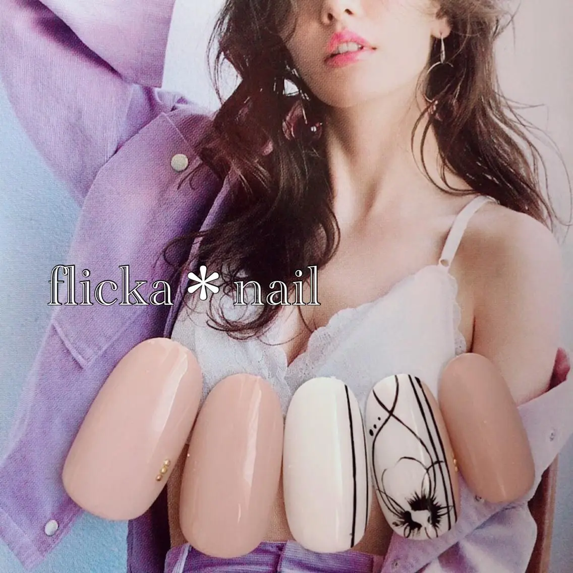 ネイル フラワーネイル ハンドネイル flicka* nailのネイルデザイン