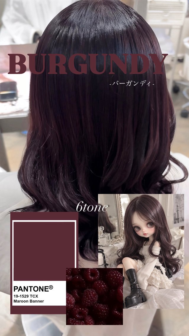 ミディアム カラー ラベンダーカラー ヘアカラー 森下 藍早のヘアスタイル