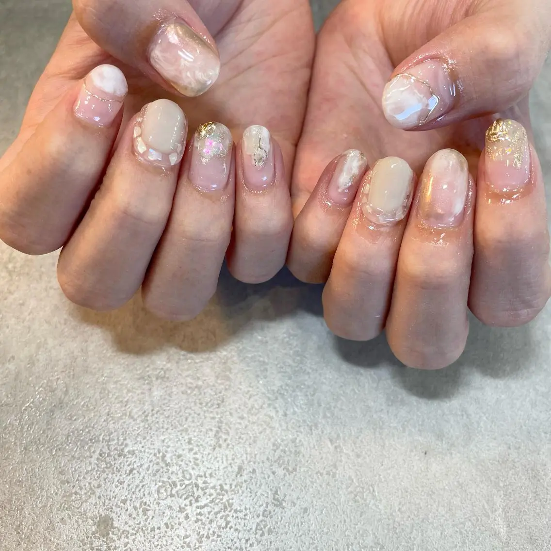 ネイル ニュアンスネイル ぷっくりネイル Nail Salon Gummi.のネイルデザイン