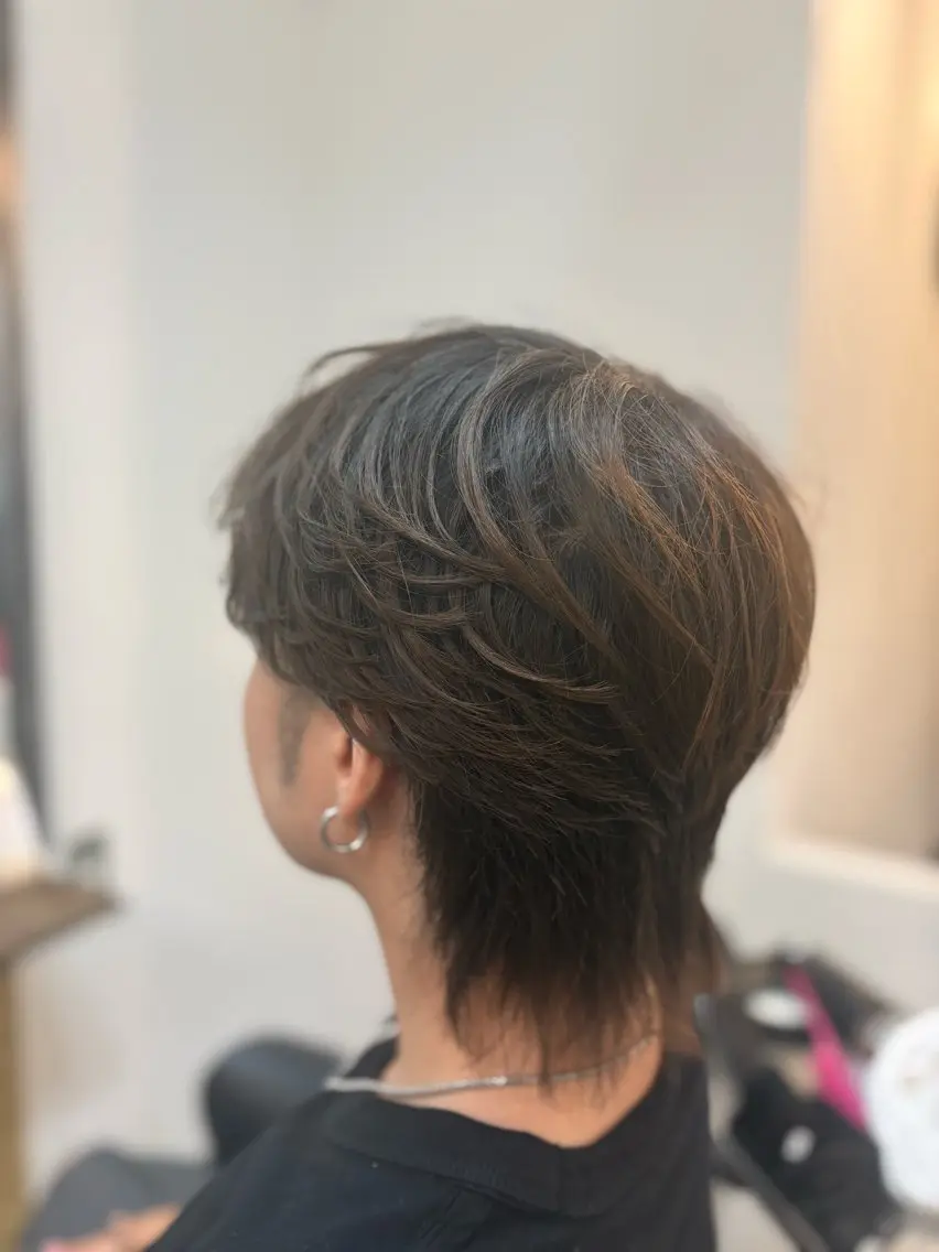 【🌟メンズカット無料🌟】ウルフカットモデル🎀雰囲気変えたい方✂︎垢抜けたい方歓迎【人気】ウルフカットモデル募集🫧の写真