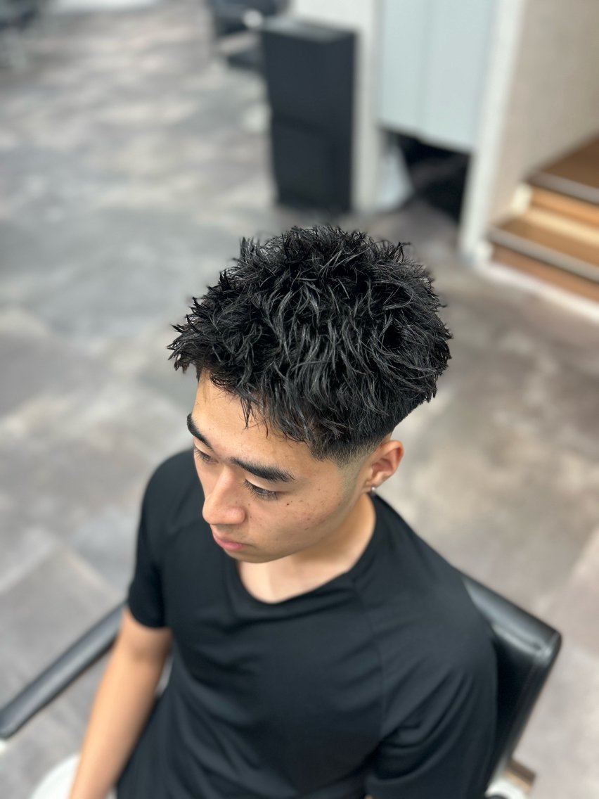 ショート パーマ メンズ 👾メンズえぐ特化 井上風冴👾のヘアスタイル