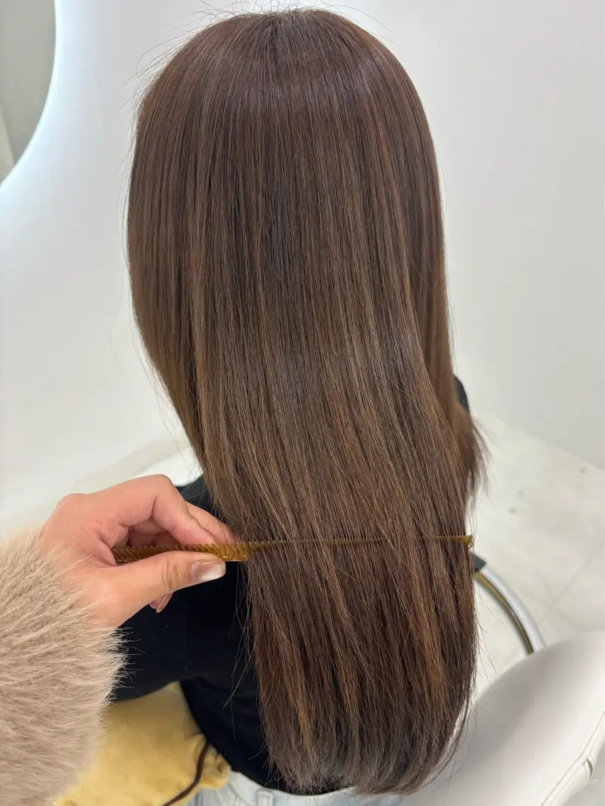 ロング トリートメント 【aini天王寺】 𝐚𝐢𝐫𝐢✂︎のヘアスタイル