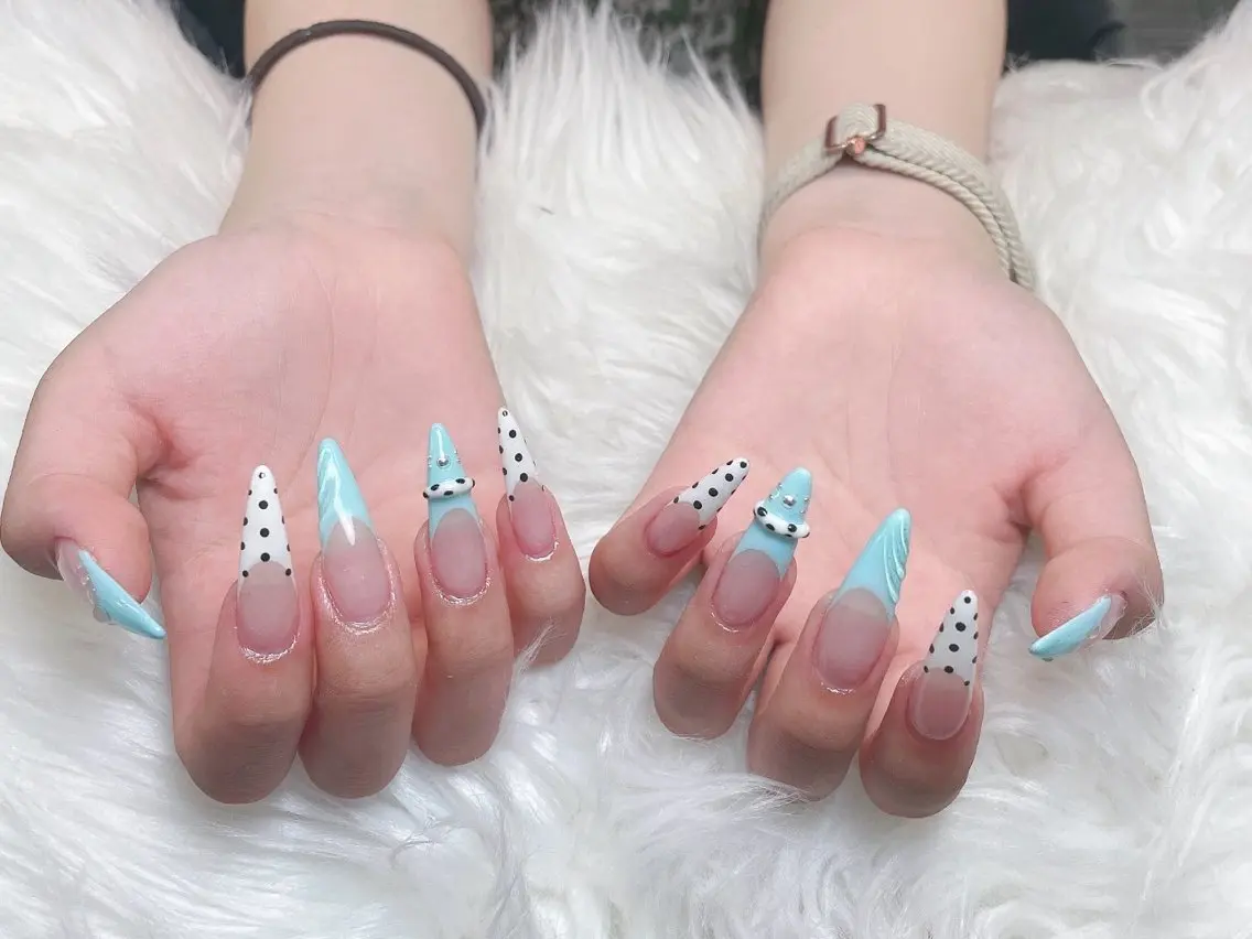 ロング 韓国風ヘア ハンドネイル ハンドケア HEAVEN Nail 池袋のネイルデザイン