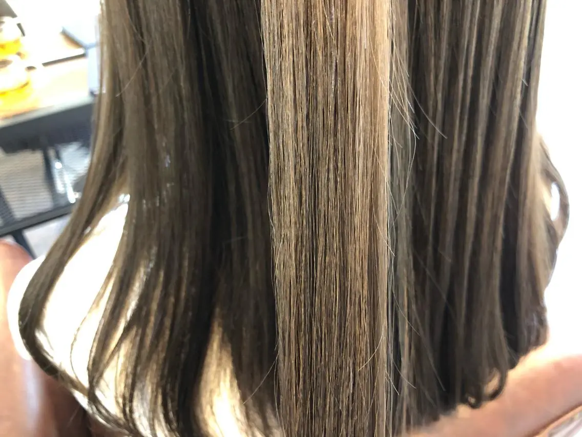ロング カラー 出雲 莉奈のヘアスタイル