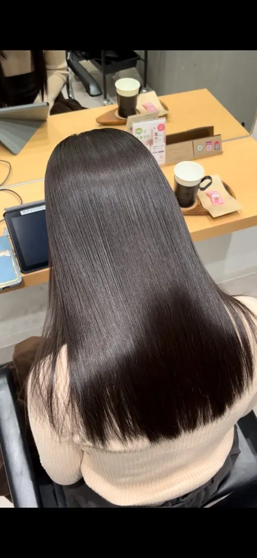 ミディアム 髪質改善 トリートメント トリートメント ヘッドスパ 髪質改善ヘアケア 艶髪特化/上田のヘアスタイル
