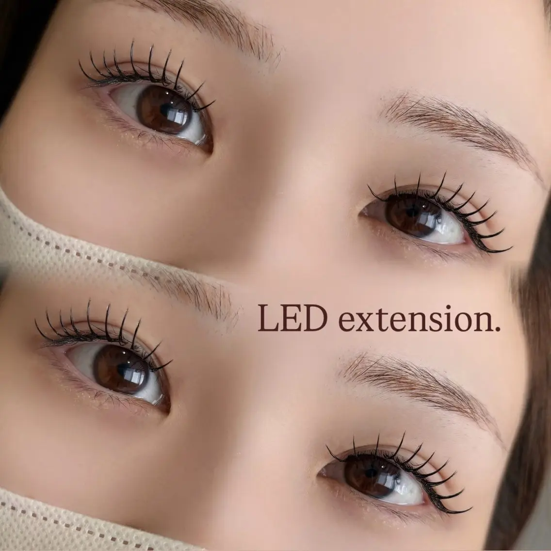 🌼LEDエクステ🌼 〜120本まで(他店オフ無料+アイシャンプー🫧お仕上コーティング無料)の写真