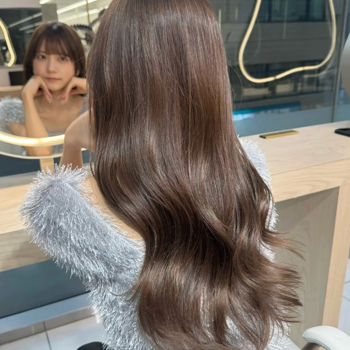 ロング カット ヘアカラー トリートメント 似合わせ/レイヤー /パーマ/新谷のヘアスタイル