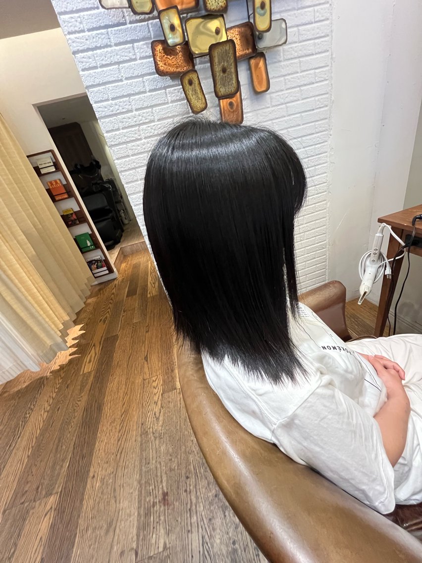 ミディアム 佐藤 宰 OZ桑野店のヘアスタイル