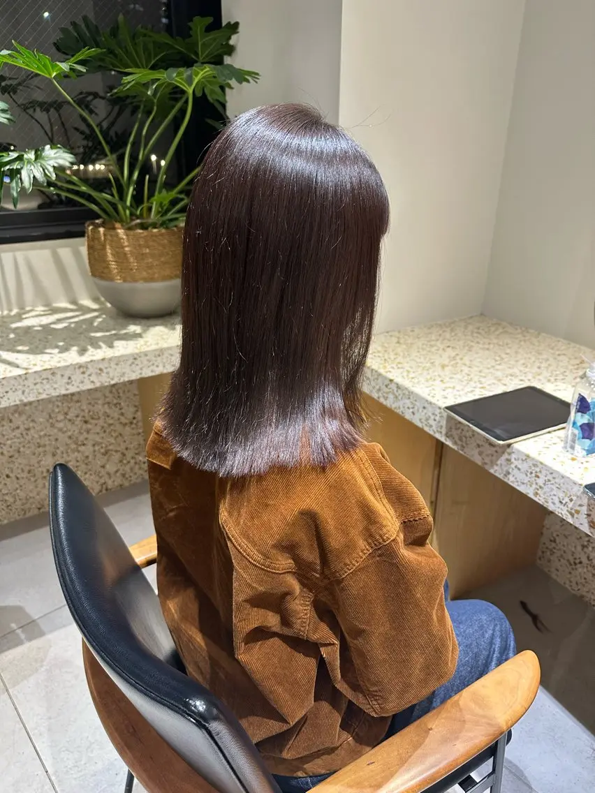 ミディアム ボブ トリートメント 和田 あおいのヘアスタイル