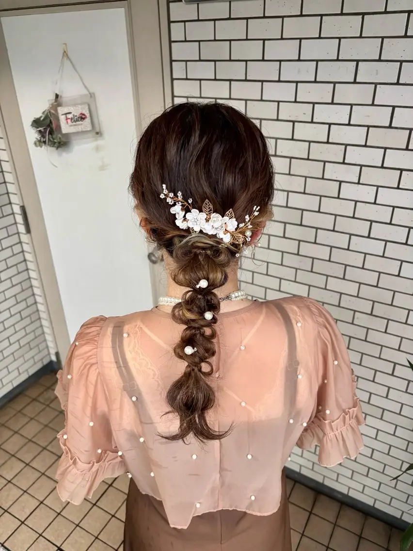 ヘアアレンジ 🌺ヘアメイク SYOKA🌺のヘアスタイル