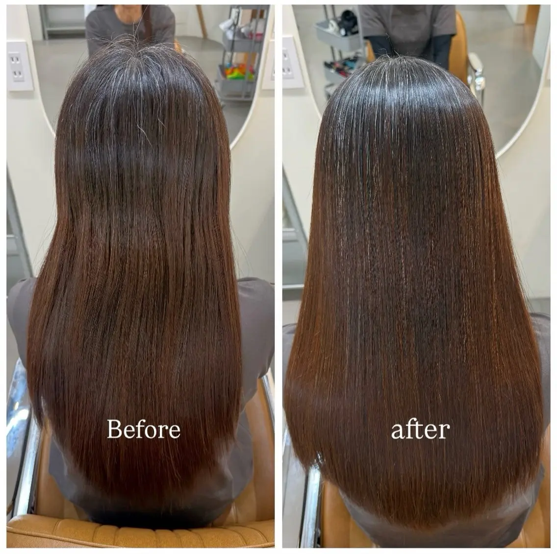 パーマ 縮毛矯正 檜 果歩のヘアスタイル