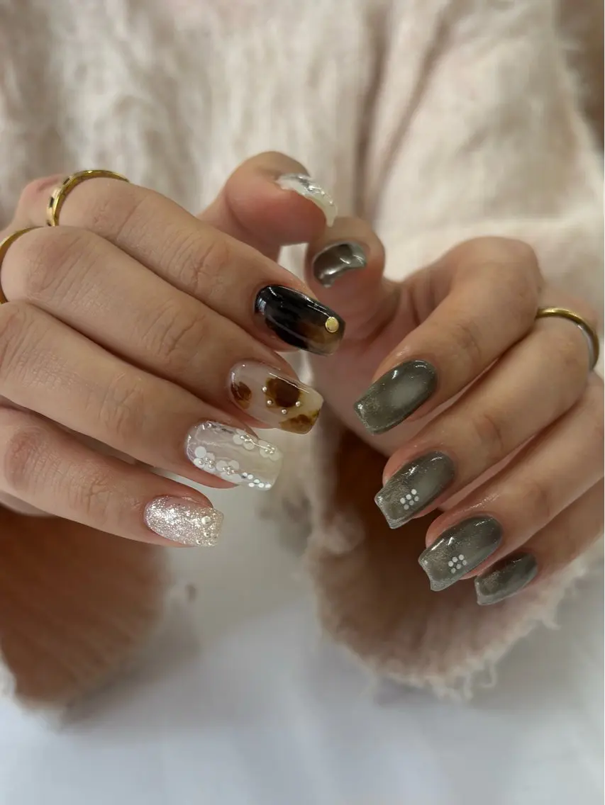ネイル ☽ nju_nailのネイルデザイン