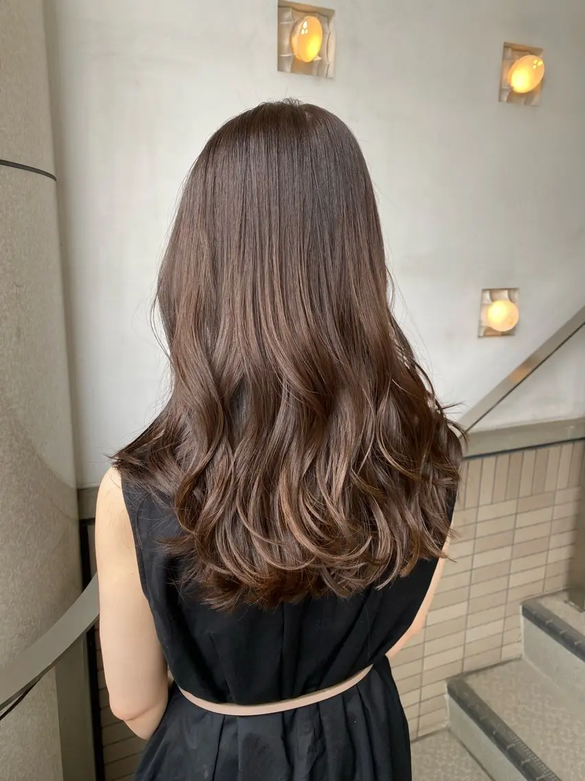 セミロング カラー トリートメント カット ヘアカラー トリートメント 統括マネージャー/ 髪のドクター/前原悟のヘアスタイル