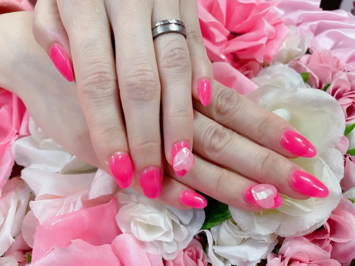 ネイル ワンカラーネイル ハンドネイル Nail🦋 💗yuyuのネイルデザイン