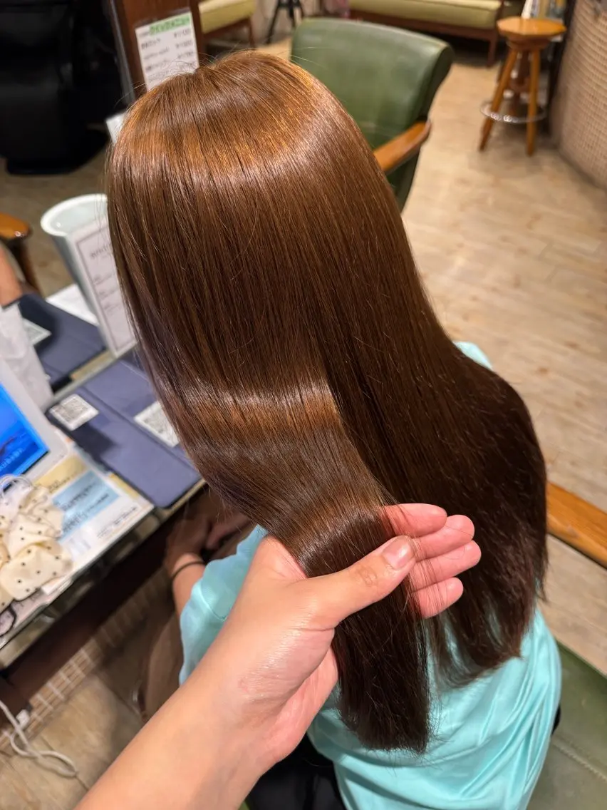 ロング カラー ダブルカラー カット ヘアカラー 亀有✂️正路 彩夏のヘアスタイル