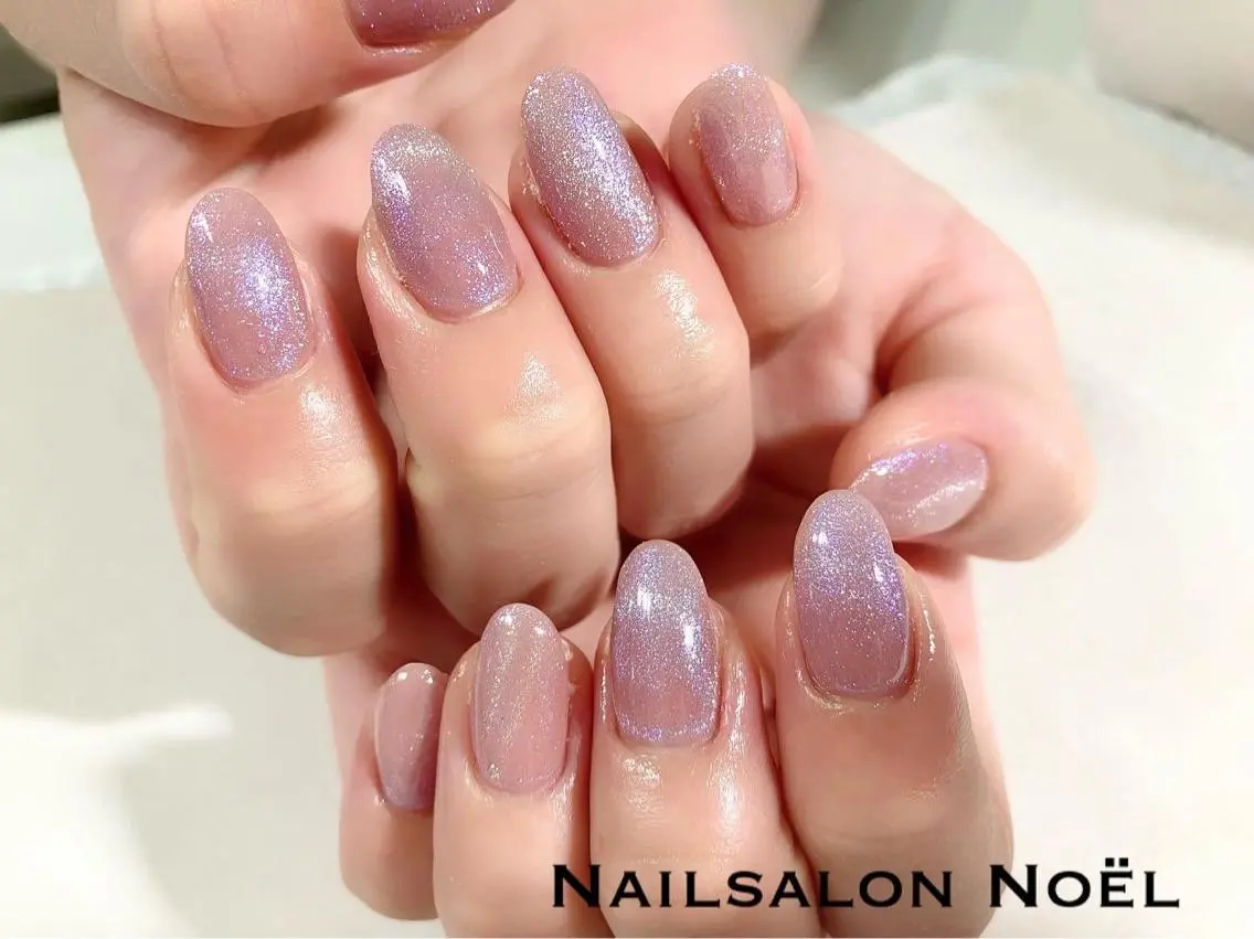 ネイル オーロラネイル マグネットネイル Nailsalon &Noelのネイルデザイン
