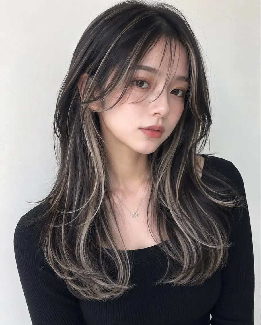 セミロング ヘアカラー 縮毛矯正 トリートメント ✨毛髪診断で絶対綺麗 ✨美髪艶髪専門✨高浪のヘアスタイル