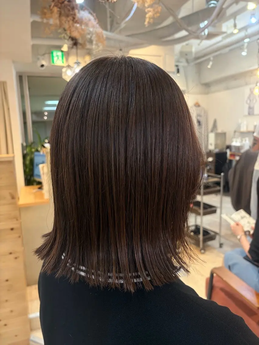 ショート カラー ブラウンカラー 透明感カラー レイヤーカット カット ヘアカラー トリートメント cana 札幌レイヤースタイルのヘアスタイル