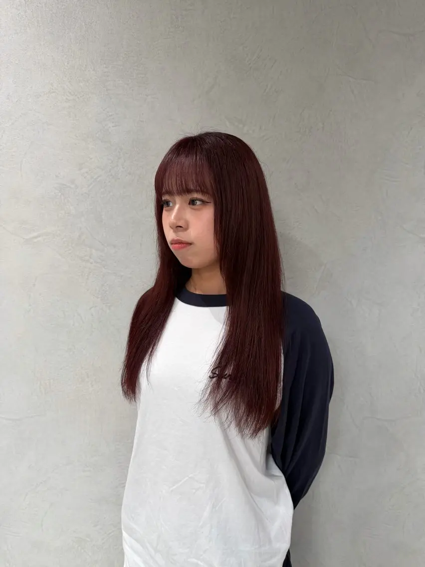 ロング hirano harukaのヘアスタイル