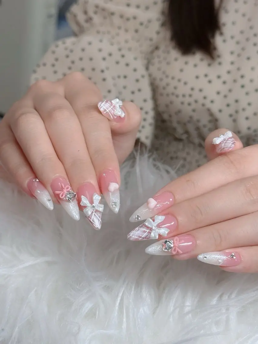 ネイル アートネイル 韓国ネイル 持ち込み ワンホンネイル ハンドネイル Lenie Nail Salonのネイルデザイン