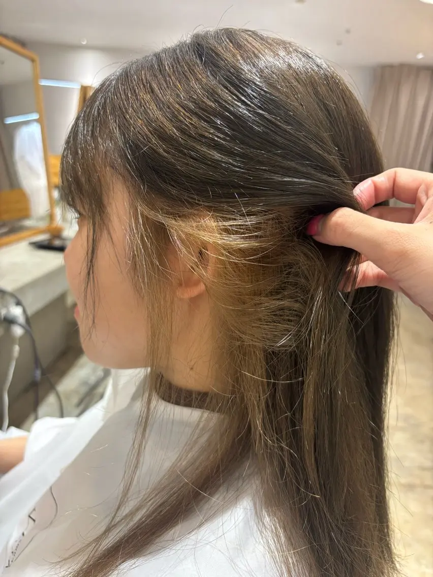 ミディアム カラー インナーカラー NAVY/ Miharuのヘアスタイル