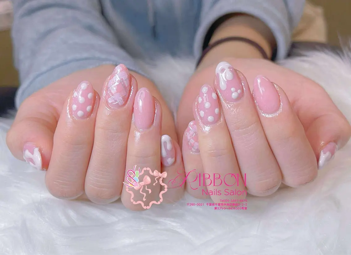 ネイル チークネイル フットネイル フレンチネイル グラデーション 韓国ネイル YUKI NAILのネイルデザイン