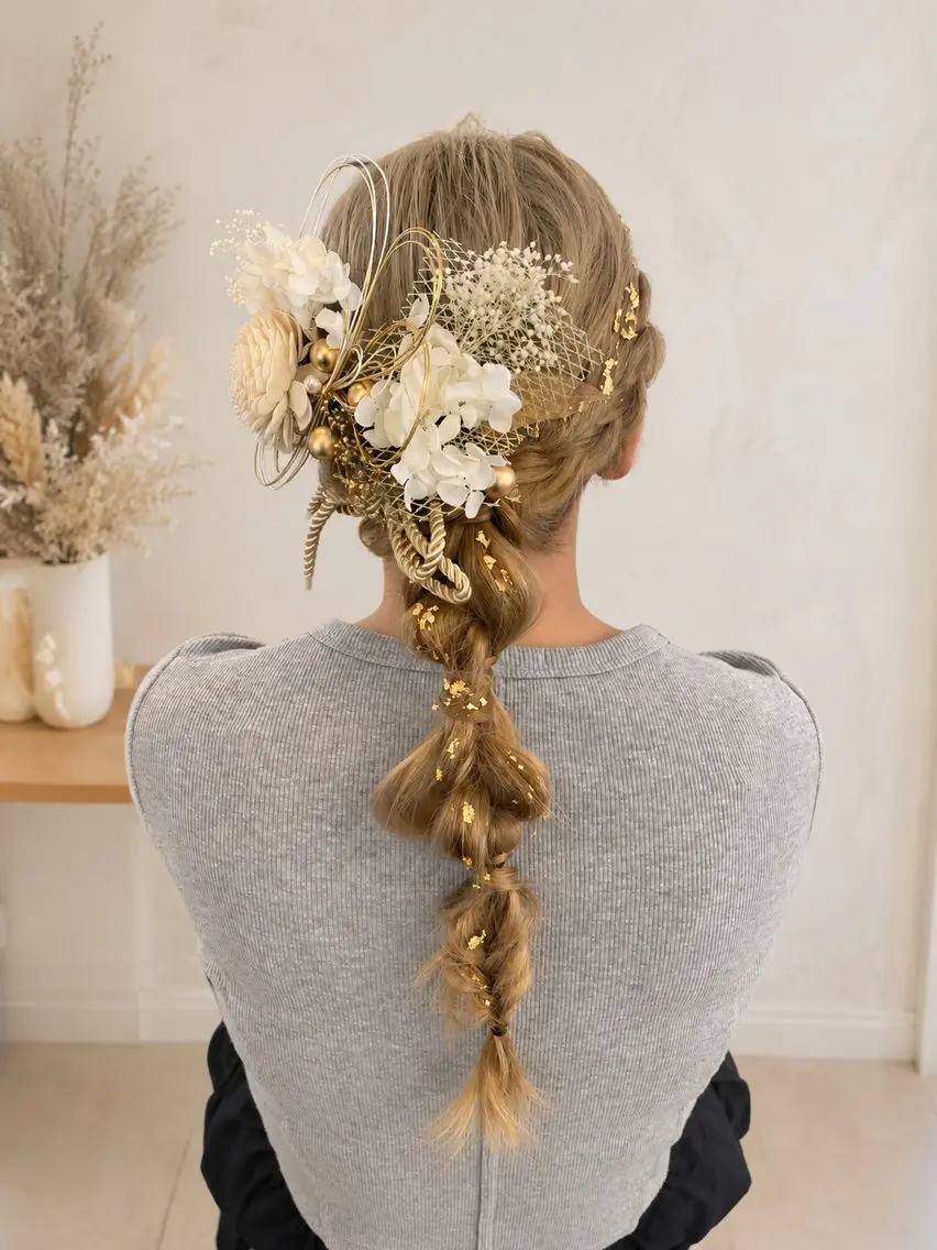 ヘアアレンジ ヘアセット ラムーン アイラッシュ&ヘアメのマツエク・マツパデザイン