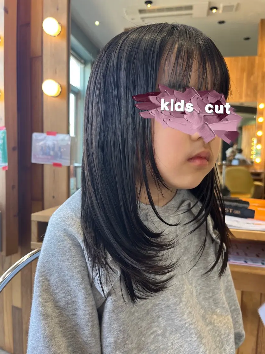 キッズ 長南 やよいのヘアスタイル